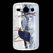 Coque Samsung Galaxy Core transat et skis neige