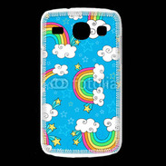 Coque Samsung Galaxy Core Ciel Rainbow