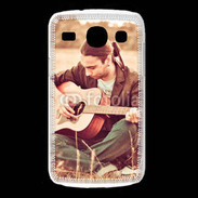 Coque Samsung Galaxy Core Guitariste peace and love 1