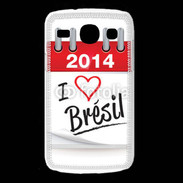 Coque Samsung Galaxy Core I love Bresil 2014