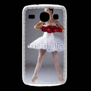 Coque Samsung Galaxy Core Danseuse classique avec gants de boxe