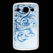 Coque Samsung Galaxy Core Fond tribal bleu