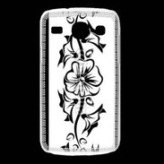 Coque Samsung Galaxy Core Tatouage de fleurs 5