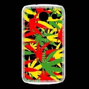 Coque Samsung Galaxy Core Fond de cannabis coloré