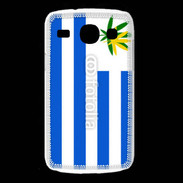 Coque Samsung Galaxy Core Drapeau Uruguay cannabis 2