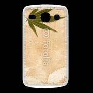 Coque Samsung Galaxy Core Fond cannabis vintage
