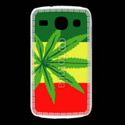 Coque Samsung Galaxy Core Drapeau reggae cannabis