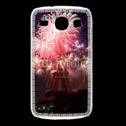 Coque Samsung Galaxy Core Feux d'artifice Tour Eiffel