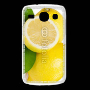 Coque Samsung Galaxy Core Citron jaune