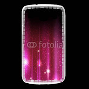 Coque Samsung Galaxy Core Rideau rose à strass