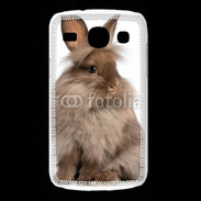 Coque Samsung Galaxy Core Lapin marron