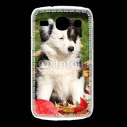 Coque Samsung Galaxy Core Adorable chiot Border collie