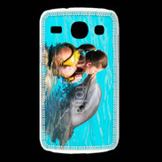Coque Samsung Galaxy Core Bisou de dauphin