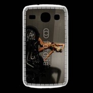 Coque Samsung Galaxy Core Femme sexy moto 3