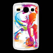 Coque Samsung Galaxy Core Joueur de basket en dessin
