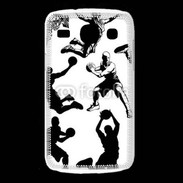 Coque Samsung Galaxy Core Silhouette de basketeur