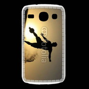 Coque Samsung Galaxy Core beach soccer couché du soleil