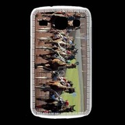 Coque Samsung Galaxy Core Arrivée de course de trot en sulky