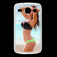 Coque Samsung Galaxy Core Belle femme à la plage 10