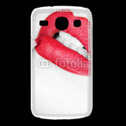 Coque Samsung Galaxy Core bouche sexy rouge à lèvre gloss crayon contour
