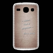 Coque Samsung Galaxy Core Aimer Rouge Citation Oscar Wilde