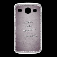 Coque Samsung Galaxy Core Aimer Violet Citation Oscar Wilde