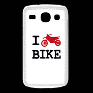 Coque Samsung Galaxy Core I love bike