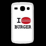 Coque Samsung Galaxy Core I love Burger