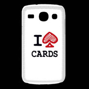 Coque Samsung Galaxy Core I love Cards spade