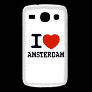 Coque Samsung Galaxy Core I love Amsterdam