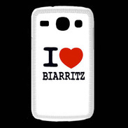 Coque Samsung Galaxy Core I love Biarritz