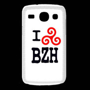 Coque Samsung Galaxy Core I love BZH 2