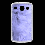Coque Samsung Galaxy Core Effet de plumes bleues PR