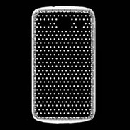 Coque Samsung Galaxy Core pois noir & blanc