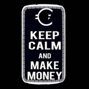 Coque Samsung Galaxy Core Keep Calm Make money Noir
