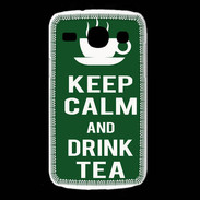 Coque Samsung Galaxy Core Keep Calm Drink Tea Vert