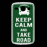 Coque Samsung Galaxy Core Keep Calm Take road Vert