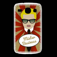 Coque Samsung Galaxy Core Mister Business Blond