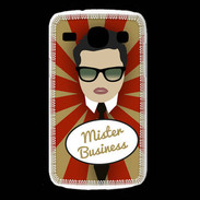 Coque Samsung Galaxy Core Mister Business Brun