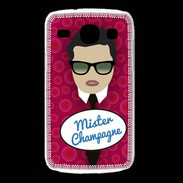 Coque Samsung Galaxy Core Mister Champagne Brun