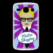 Coque Samsung Galaxy Core Mister Shopping Blond