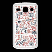 Coque Samsung Galaxy Core Adishatz All Over Rugby YM