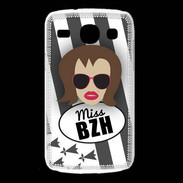 Coque Samsung Galaxy Core Miss Bretagne Chatain