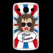 Coque Samsung Galaxy Core Miss France Chatain