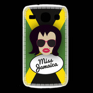 Coque Samsung Galaxy Core Miss Jamaica Brune