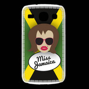 Coque Samsung Galaxy Core Miss Jamaica Chatain