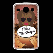 Coque Samsung Galaxy Core Miss Martinique Black