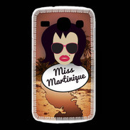 Coque Samsung Galaxy Core Miss Martinique Brune