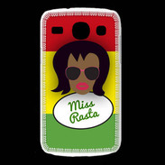 Coque Samsung Galaxy Core Miss Rasta Black