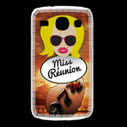 Coque Samsung Galaxy Core Miss Réunion Blonde